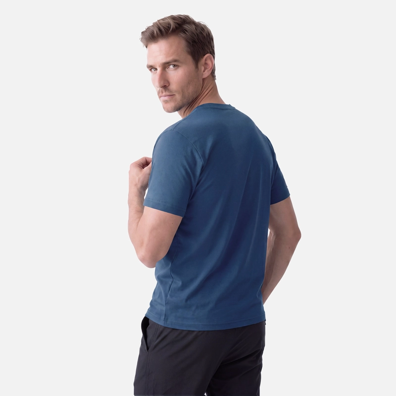 POLERA HOMBRE ULMO FRONT PRINT T-SHIRT AZUL OSCURO LIPPI V27 - 3