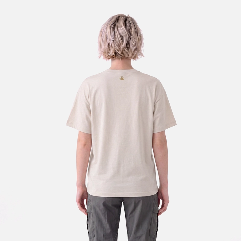 POLERA MUJER ULMO FRONT PRINT SORONA T-SHIRT BEIGE LIPPI V27 - 2