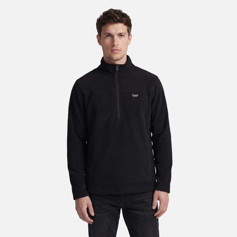 POLAR HOMBRE ELEMENTAL THERM-PRO 1/4 ZIP NEGRO LIPPI V27 - 1