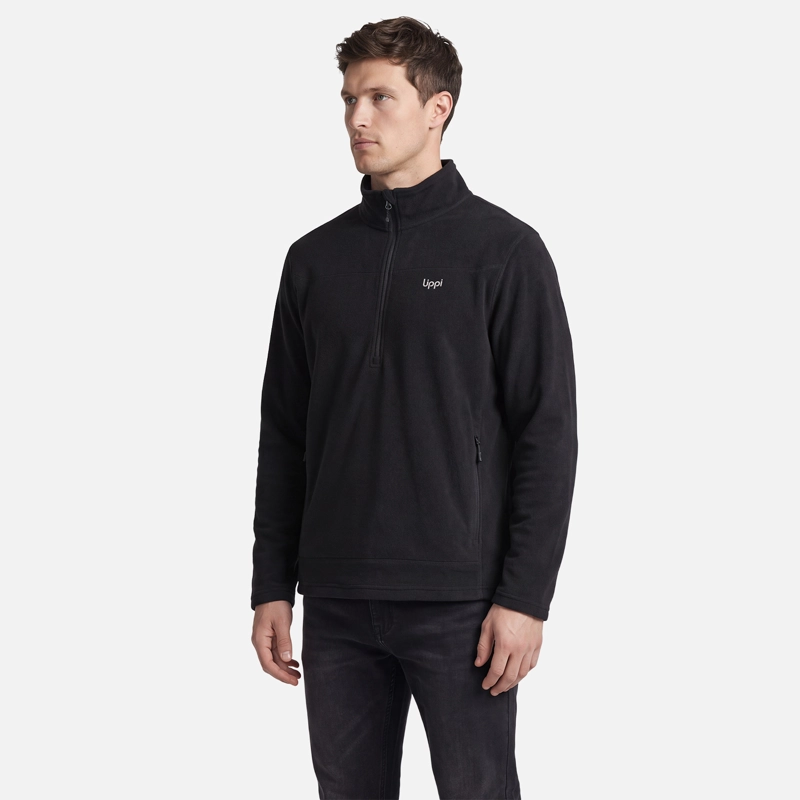 POLAR HOMBRE ELEMENTAL THERM-PRO 1/4 ZIP NEGRO LIPPI V27 - 2