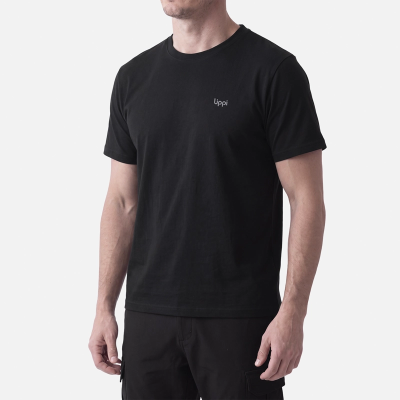 POLERA HOMBRE ULMO BACK PRINT T-SHIRT NEGRO LIPPI V27 - 3