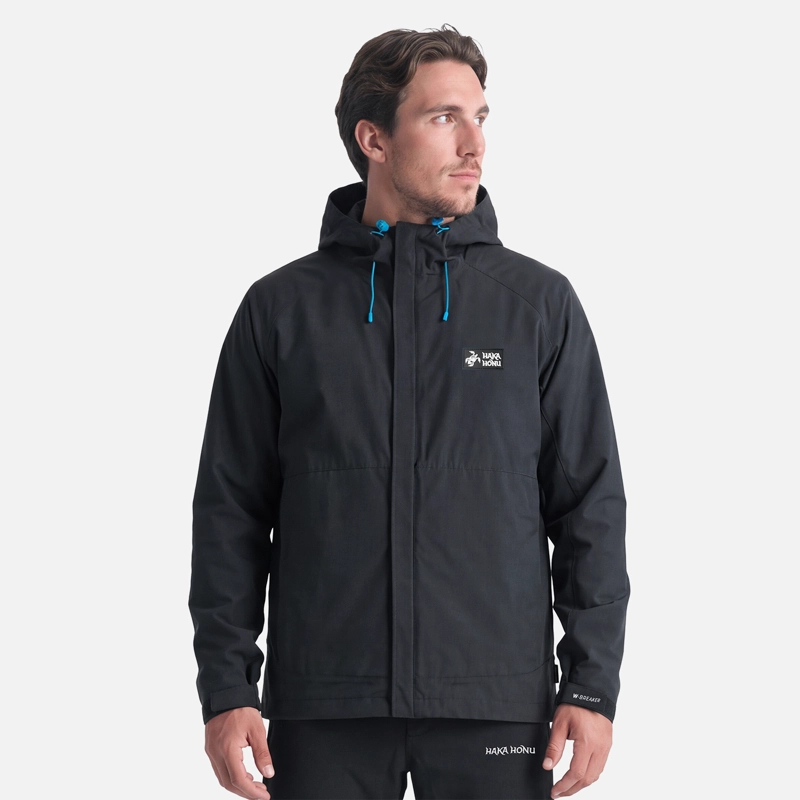 CHAQUETA HOMBRE TERRAL NEGRO HAKA HONU V27 - 1