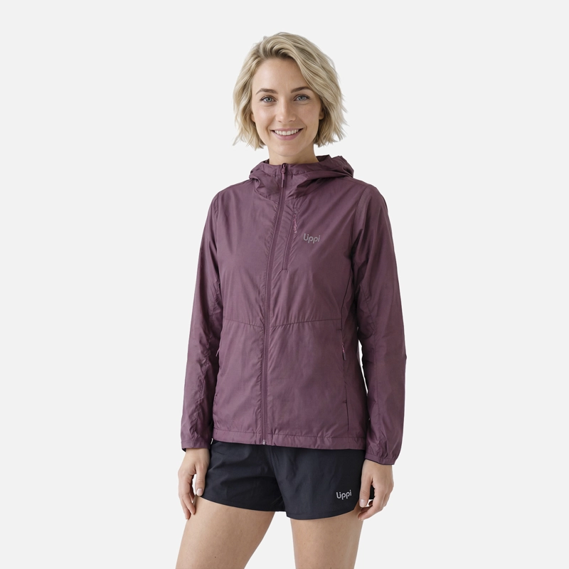 CHAQUETA MUJER NIGHTFALL SL WINDBREAKER HOODY JACKET VINO LIPPI V27 - 1