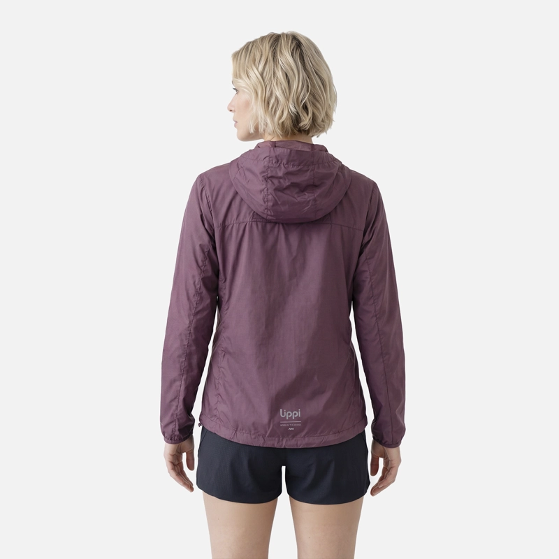 CHAQUETA MUJER NIGHTFALL SL WINDBREAKER HOODY JACKET VINO LIPPI V27 - 2