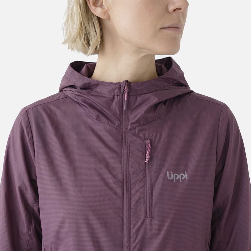 CHAQUETA MUJER NIGHTFALL SL WINDBREAKER HOODY JACKET VINO LIPPI V27 - 4