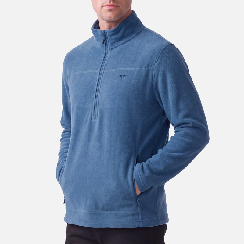 POLAR HOMBRE ELEMENTAL THERM-PRO 1/4 ZIP AZUL OSCURO LIPPI V27 - 4