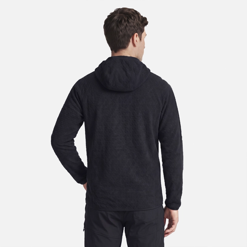 POLERON HOMBRE JACARANDA NANO-F FULL ZIP HOODY NEGRO LIPPI V27 - 3