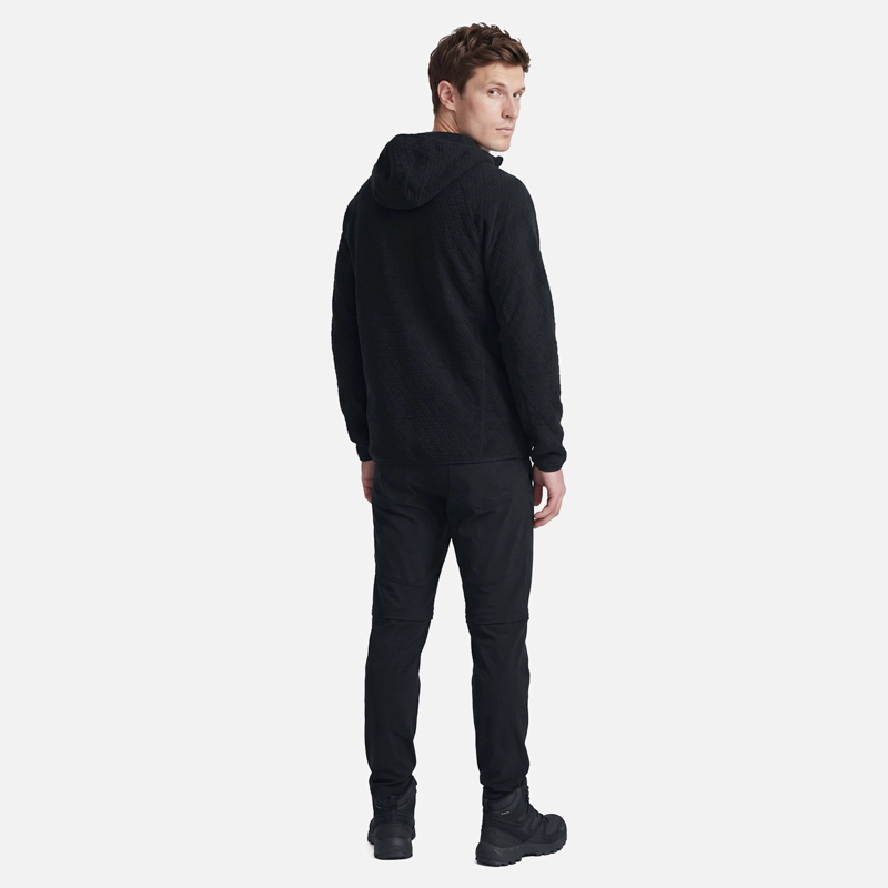 POLERON HOMBRE JACARANDA NANO-F FULL ZIP HOODY NEGRO LIPPI V27 - 6