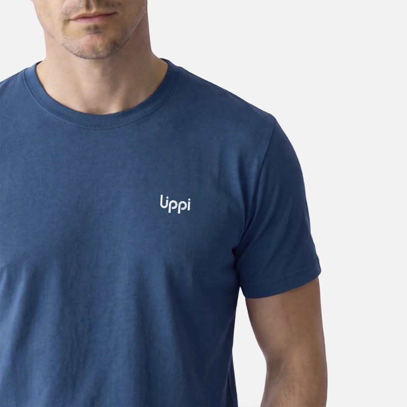 POLERA HOMBRE ULMO T-SHIRT AZUL OSCURO LIPPI V27 - 4