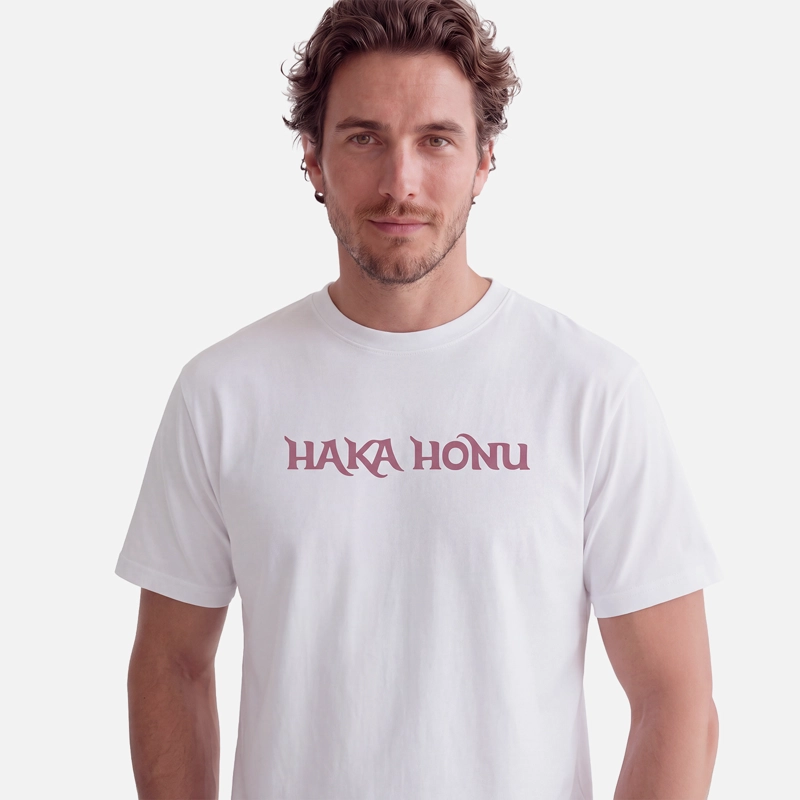 POLERA HOMBRE LOGO BLANCO HAKA HONU V27 - 2