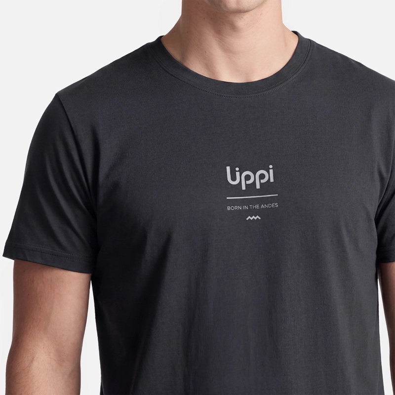 POLERA HOMBRE ULMO SORONA T-SHIRT GRAFITO LIPPI V27 - 3