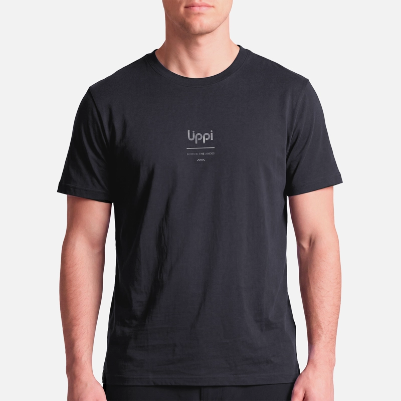 POLERA HOMBRE ULMO SORONA T-SHIRT GRAFITO LIPPI V27 - 4