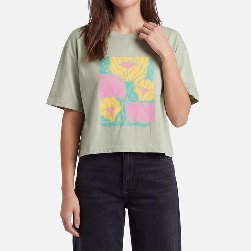 POLERA MUJER FLOREADA JADE HAKA HONU V27 - 2