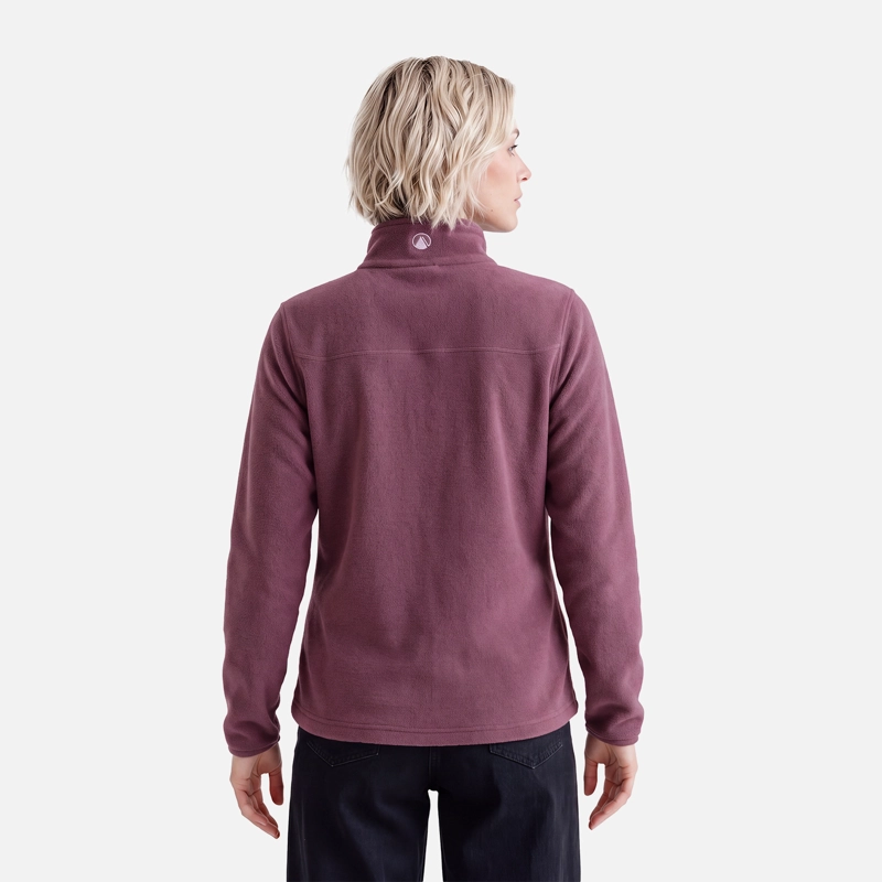 POLAR MUJER ELEMENTAL THERM-PRO FULL ZIP VINO LIPPI V27 - 2