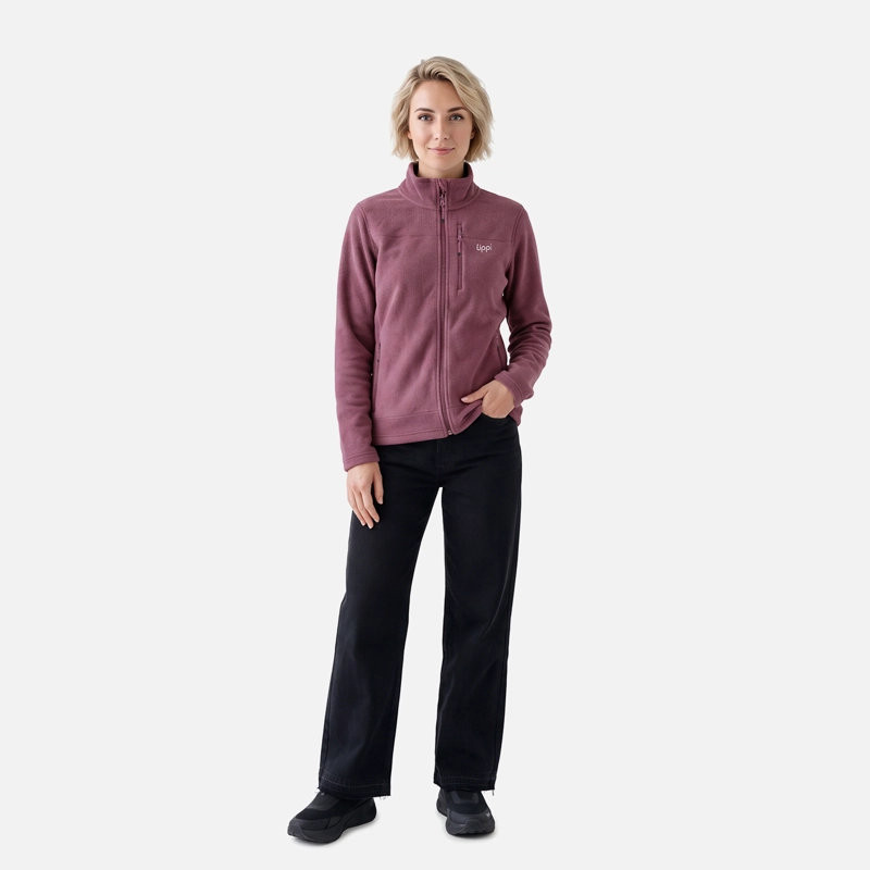 POLAR MUJER ELEMENTAL THERM-PRO FULL ZIP VINO LIPPI V27 - 3