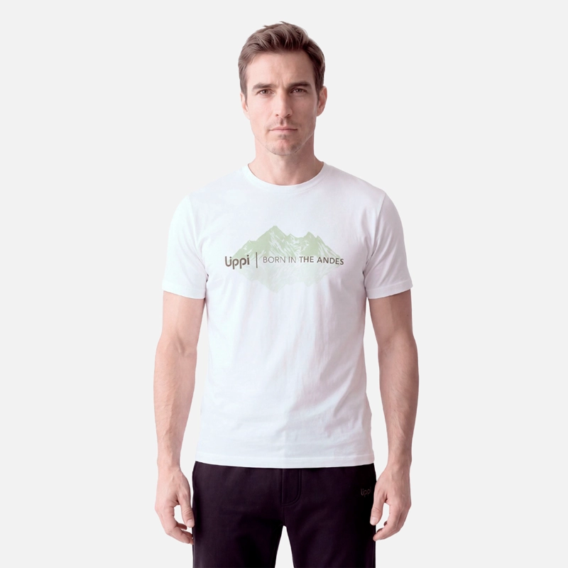 POLERA HOMBRE ULMO FRONT PRINT T-SHIRT BLANCO LIPPI V27 - 1