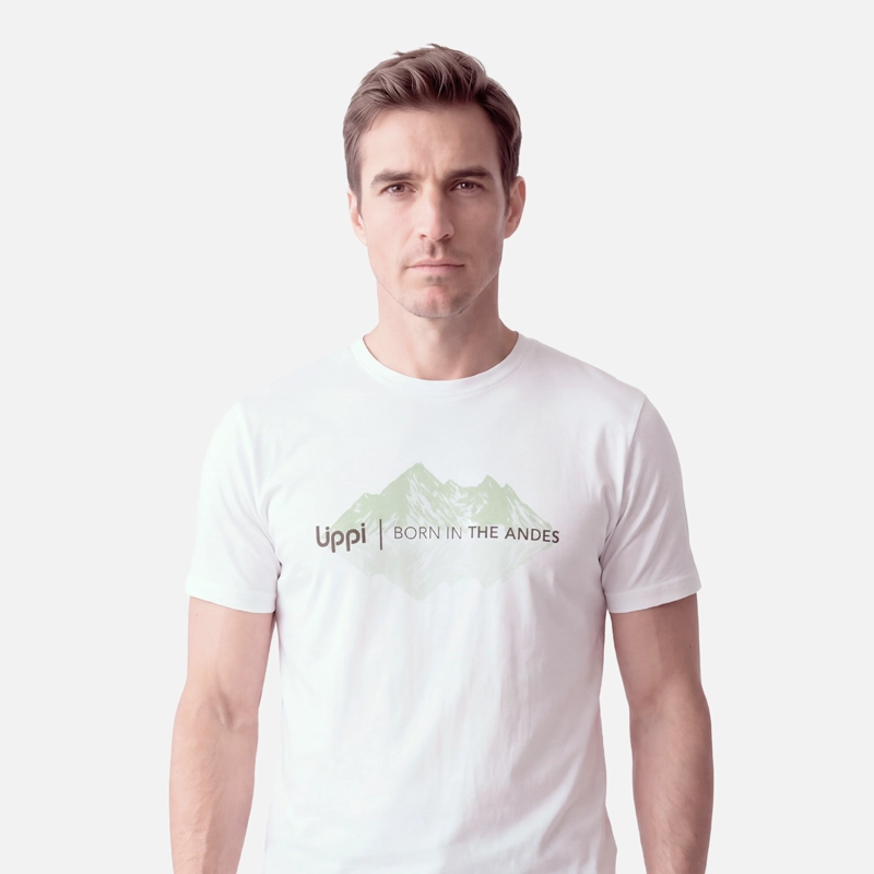 POLERA HOMBRE ULMO FRONT PRINT T-SHIRT BLANCO LIPPI V27 - 3