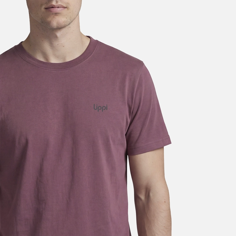 POLERA HOMBRE ULMO T-SHIRT VINO LIPPI V27 - 3