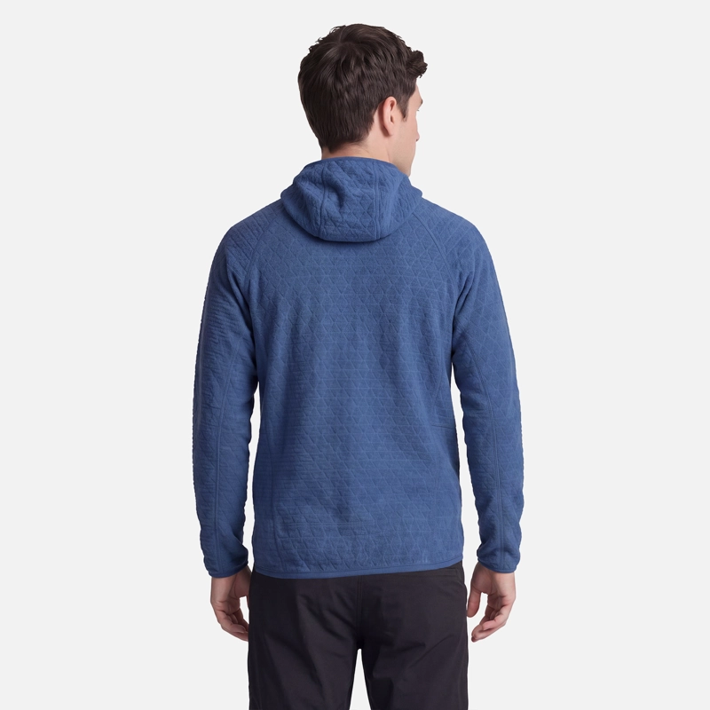 POLERON HOMBRE JACARANDA NANO-F FULL ZIP HOODY AZUL OSCURO LIPPI V27 - 2