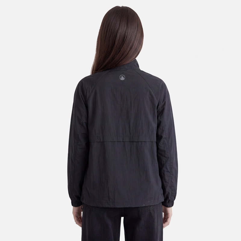 CHAQUETA MUJER WINDCITY WINDBREAKER 1/4 ZIP JACKET NEGRO LIPPI V27 - 2