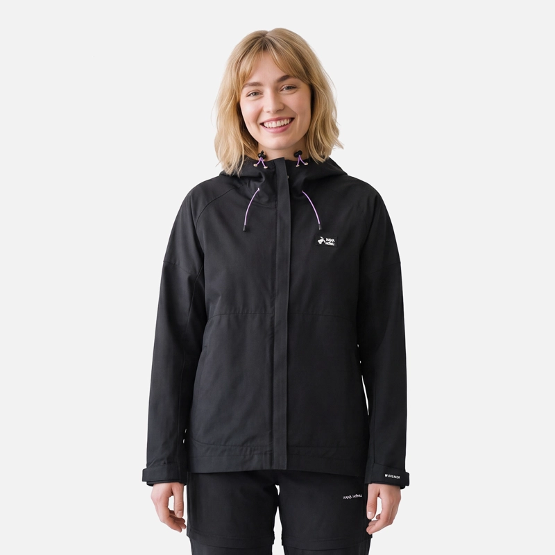 CHAQUETA MUJER TERRAL NEGRO HAKA HONU V27 - 1