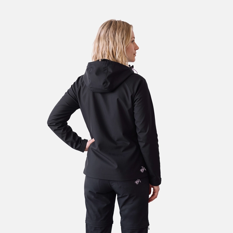 CHAQUETA MUJER TERRAL NEGRO HAKA HONU V27 - 2