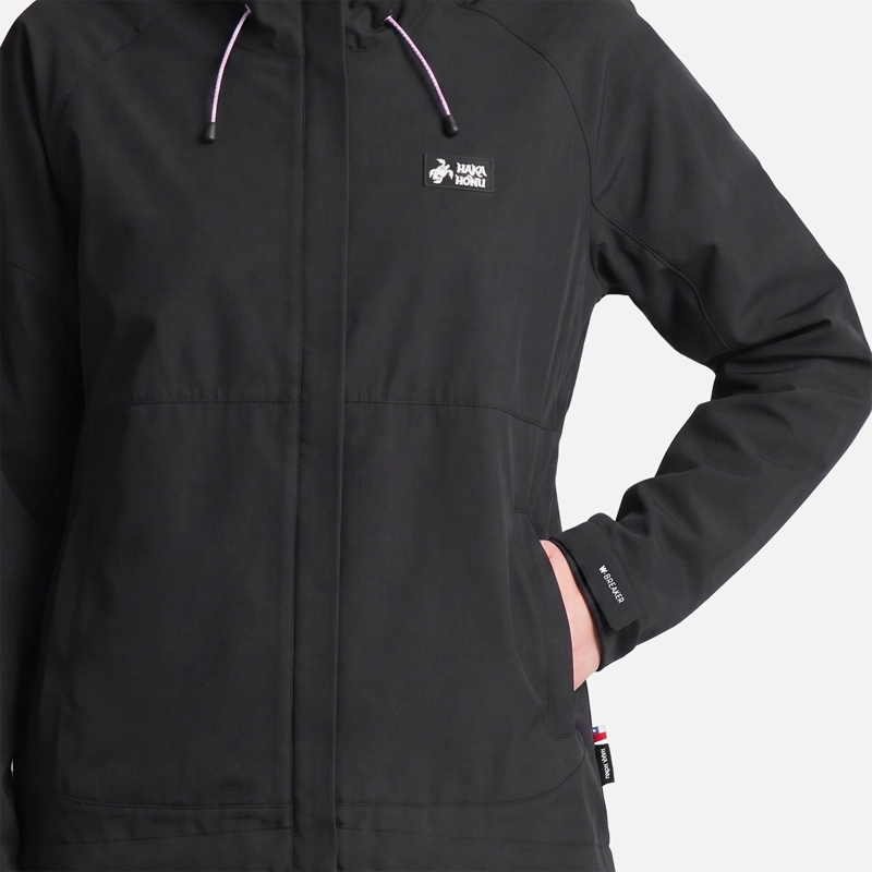 CHAQUETA MUJER TERRAL NEGRO HAKA HONU V27 - 4