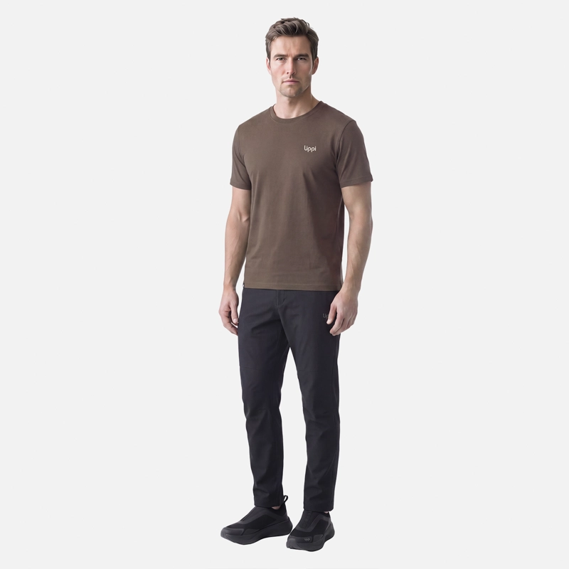 POLERA HOMBRE ULMO BACK PRINT T-SHIRT CAFE LIPPI V27 - 5