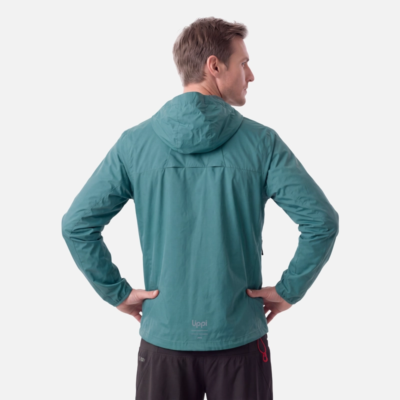 CHAQUETA HOMBRE NIGHTFALL SL WINDBREAKER HOODY JACKET PETROLEO CLARO LIPPI V27 - 3