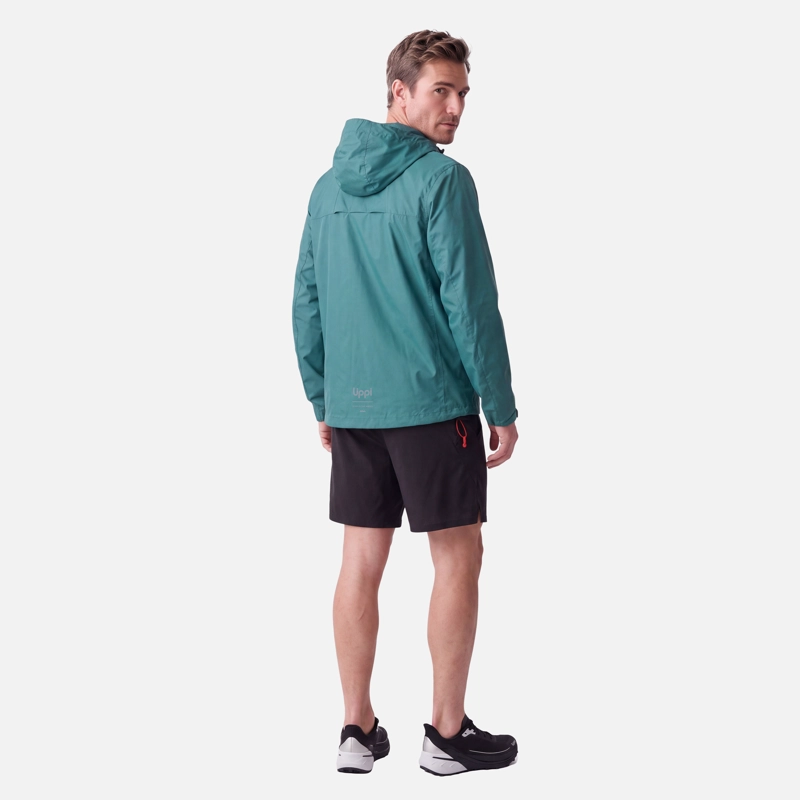 CHAQUETA HOMBRE NIGHTFALL SL WINDBREAKER HOODY JACKET PETROLEO CLARO LIPPI V27 - 6