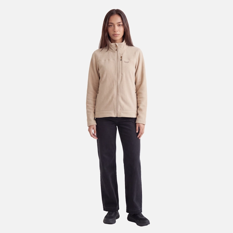 POLAR MUJER ELEMENTAL THERM-PRO FULL ZIP TAUPE LIPPI V27 - 4