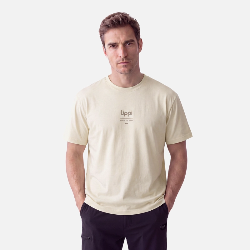POLERA HOMBRE ULMO SORONA T-SHIRT BEIGE LIPPI V27 - 1