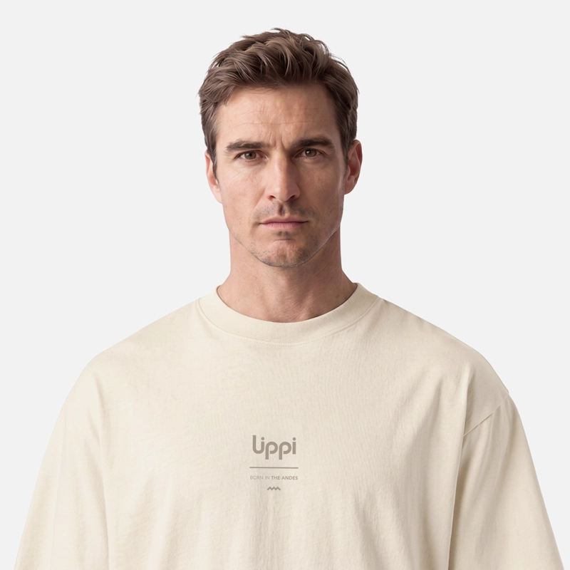 POLERA HOMBRE ULMO SORONA T-SHIRT BEIGE LIPPI V27 - 3