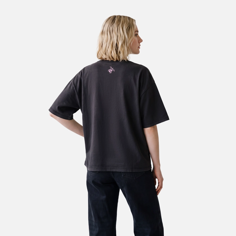 POLERA MUJER GORRION NEGRO HAKA HONU V27 - 2