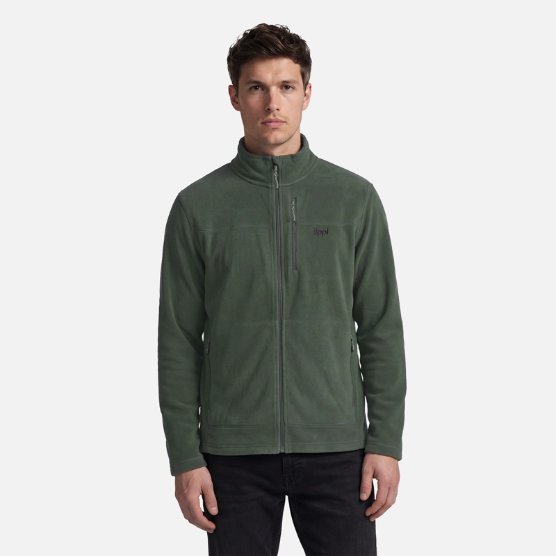 POLAR HOMBRE ELEMENTAL THERM-PRO FULL ZIP VERDE MILITAR LIPPI V27 - 1