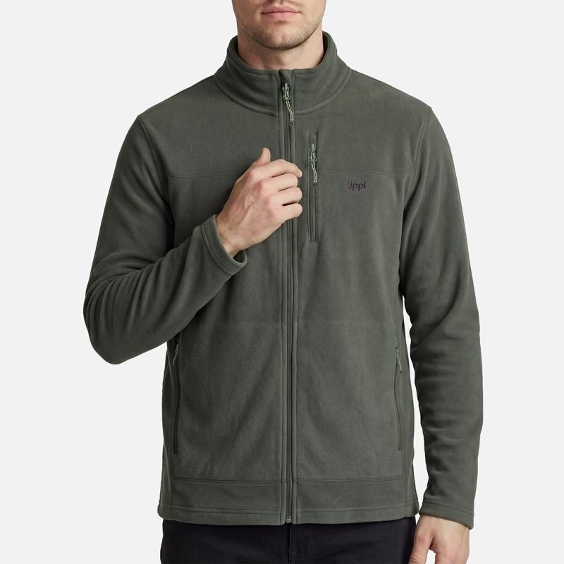 POLAR HOMBRE ELEMENTAL THERM-PRO FULL ZIP VERDE MILITAR LIPPI V27 - 3