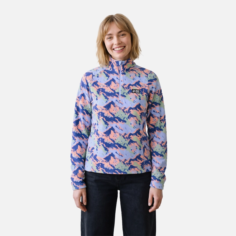 POLAR MUJER ASEGURAO PRINT LAVANDA HAKA HONU V27 - 1