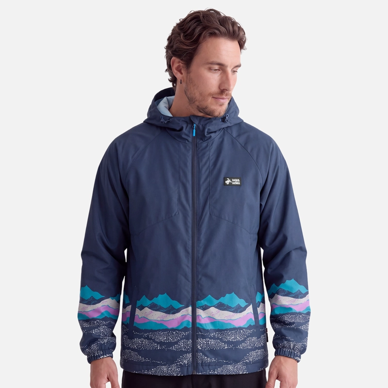 CHAQUETA HOMBRE APERRAO PRINT AZUL NOCHE HAKA HONU V27 - 2