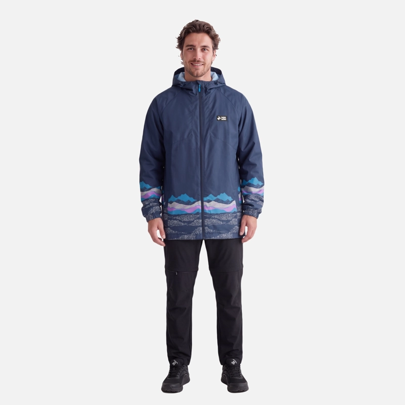 CHAQUETA HOMBRE APERRAO PRINT AZUL NOCHE HAKA HONU V27 - 4