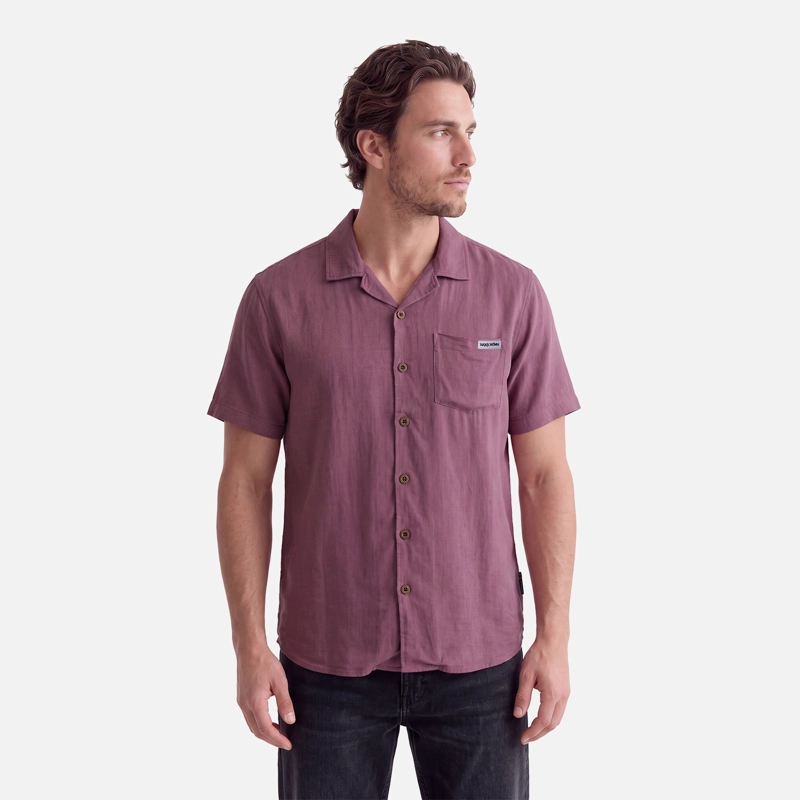 CAMISA HOMBRE LINAJE LILA HAKA HONU V27 - 1