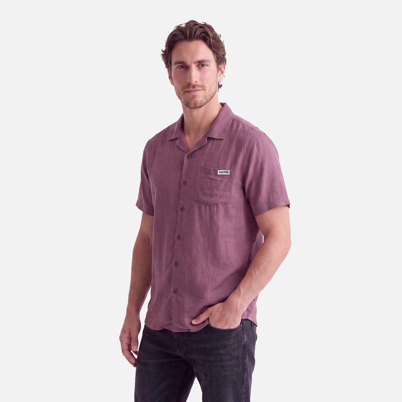 CAMISA HOMBRE LINAJE LILA HAKA HONU V27 - 2