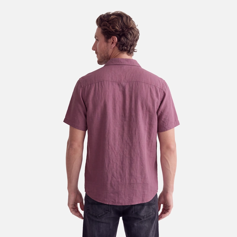 CAMISA HOMBRE LINAJE LILA HAKA HONU V27 - 3