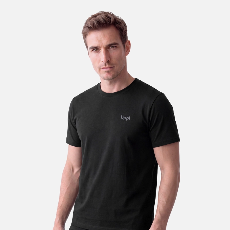 POLERA HOMBRE ULMO T-SHIRT NEGRO LIPPI V27 - 1
