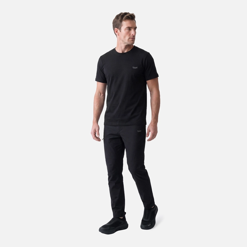 POLERA HOMBRE ULMO T-SHIRT NEGRO LIPPI V27 - 5