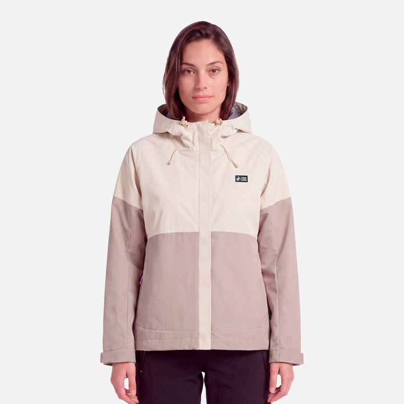 CHAQUETA MUJER TERRAL CREMA HAKA HONU V27 - 1