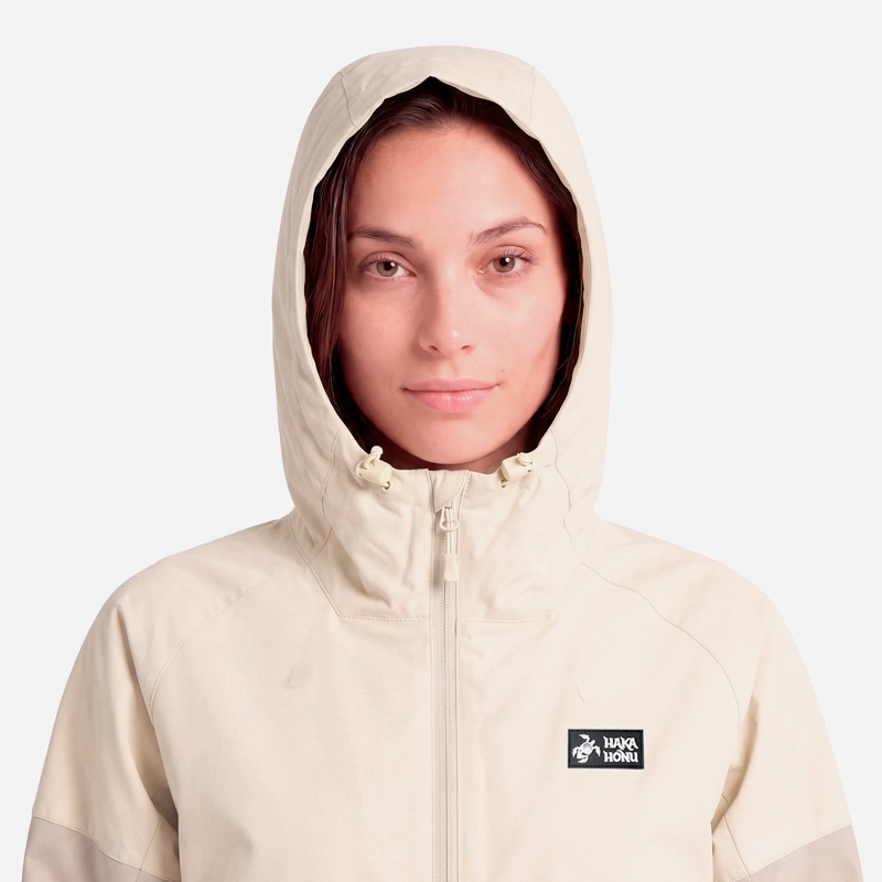 CHAQUETA MUJER TERRAL CREMA HAKA HONU V27 - 3