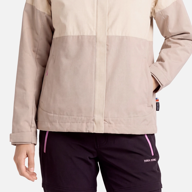 CHAQUETA MUJER TERRAL CREMA HAKA HONU V27 - 4