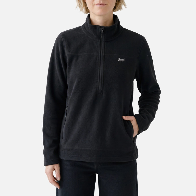 POLAR MUJER ELEMENTAL THERM-PRO 1/4 ZIP NEGRO LIPPI V27 - 3