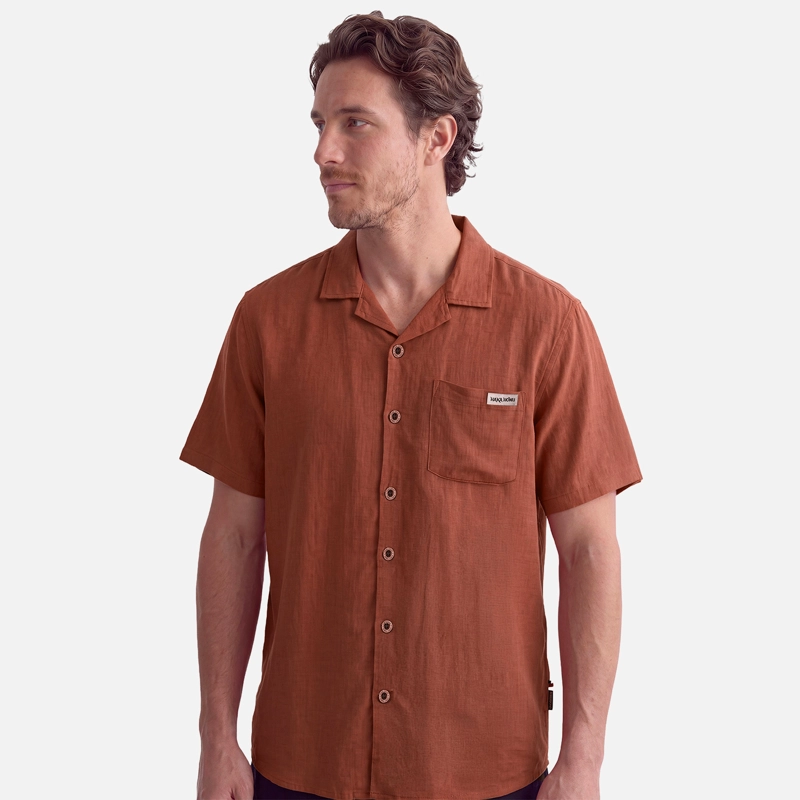 CAMISA HOMBRE LINAJE TERRACOTA HAKA HONU V27 - 1
