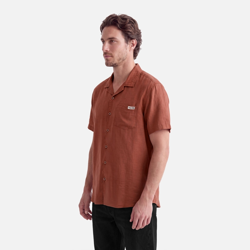 CAMISA HOMBRE LINAJE TERRACOTA HAKA HONU V27 - 2